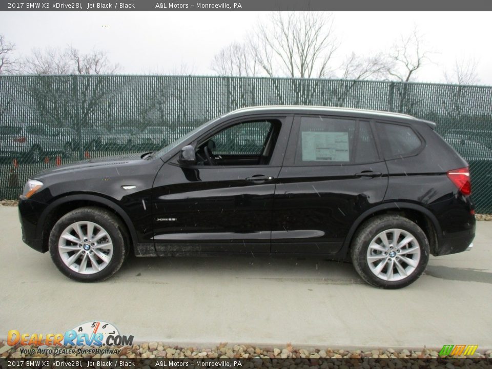 2017 BMW X3 xDrive28i Jet Black / Black Photo #8