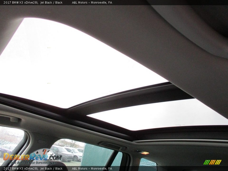 2017 BMW X3 xDrive28i Jet Black / Black Photo #11