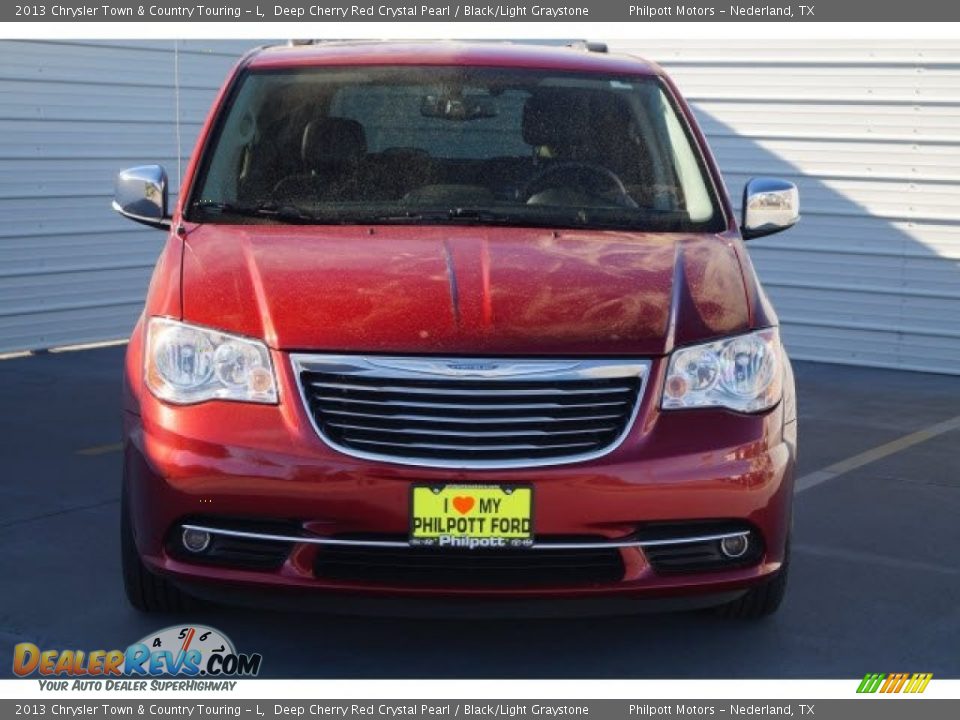 2013 Chrysler Town & Country Touring - L Deep Cherry Red Crystal Pearl / Black/Light Graystone Photo #2