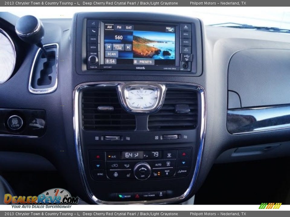 2013 Chrysler Town & Country Touring - L Deep Cherry Red Crystal Pearl / Black/Light Graystone Photo #24