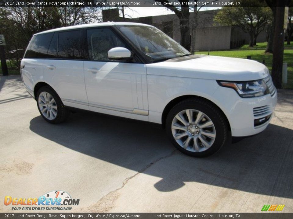 2017 Land Rover Range Rover Supercharged Fuji White / Espresso/Almond Photo #1