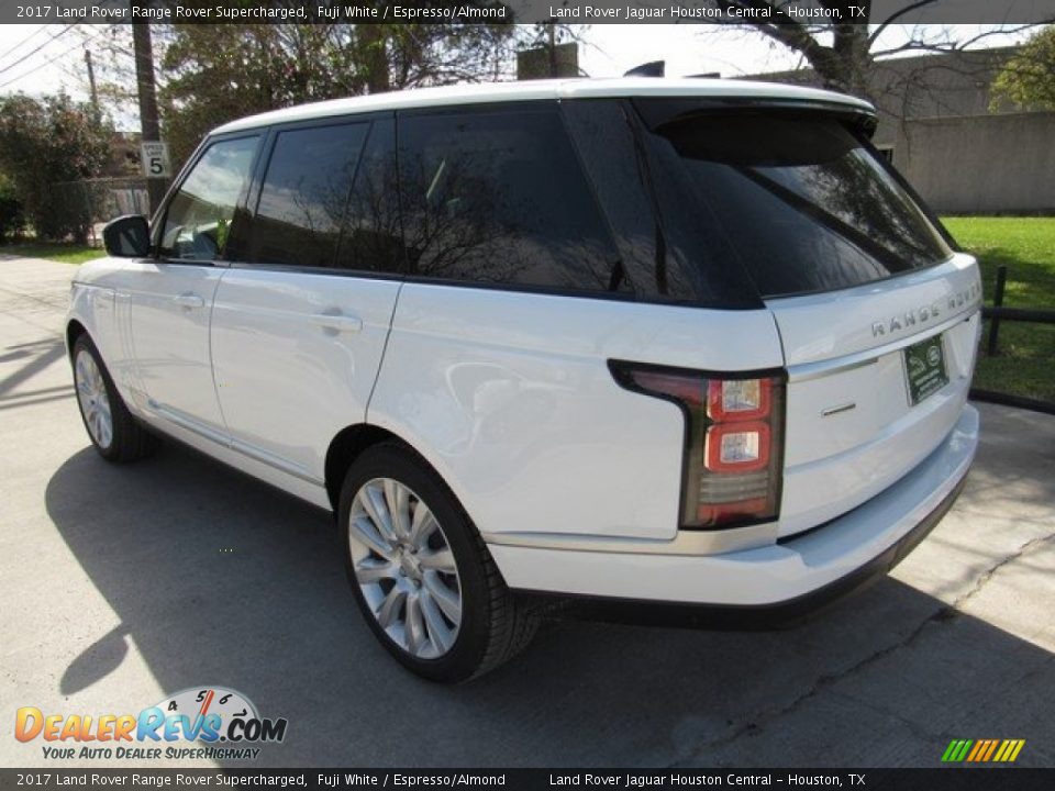 2017 Land Rover Range Rover Supercharged Fuji White / Espresso/Almond Photo #12