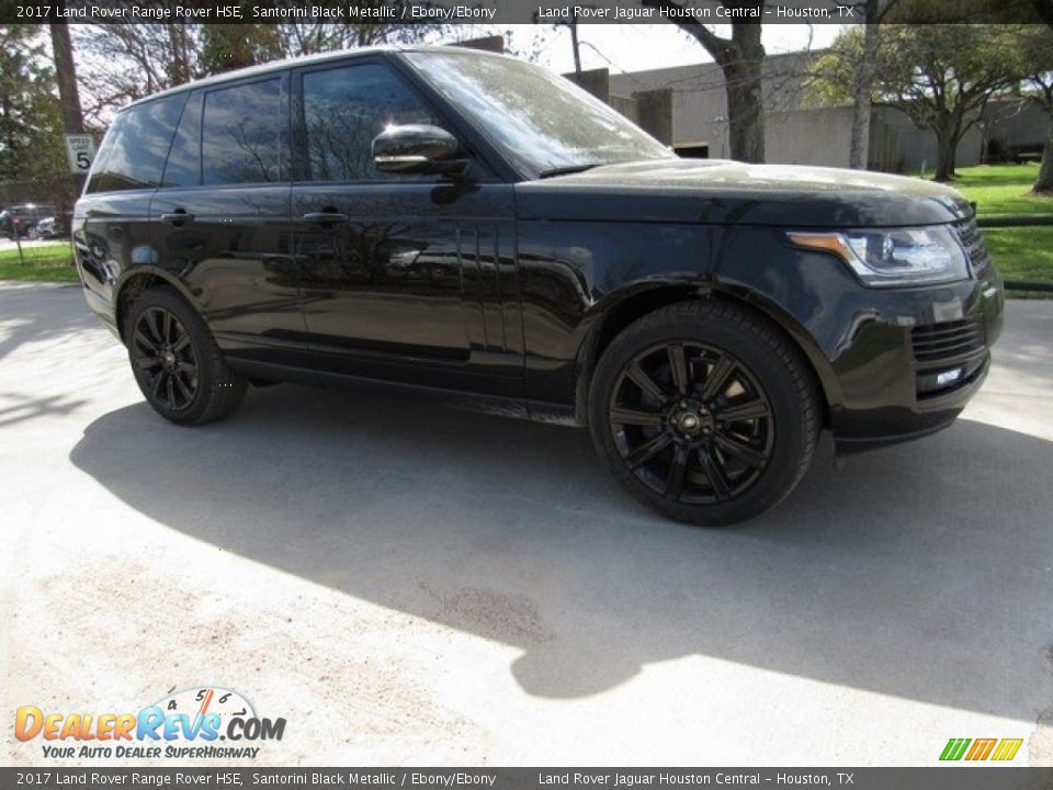 2017 Land Rover Range Rover HSE Santorini Black Metallic / Ebony/Ebony Photo #1