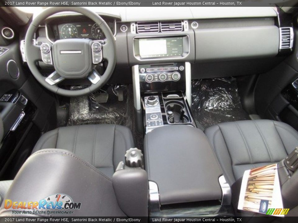 2017 Land Rover Range Rover HSE Santorini Black Metallic / Ebony/Ebony Photo #3
