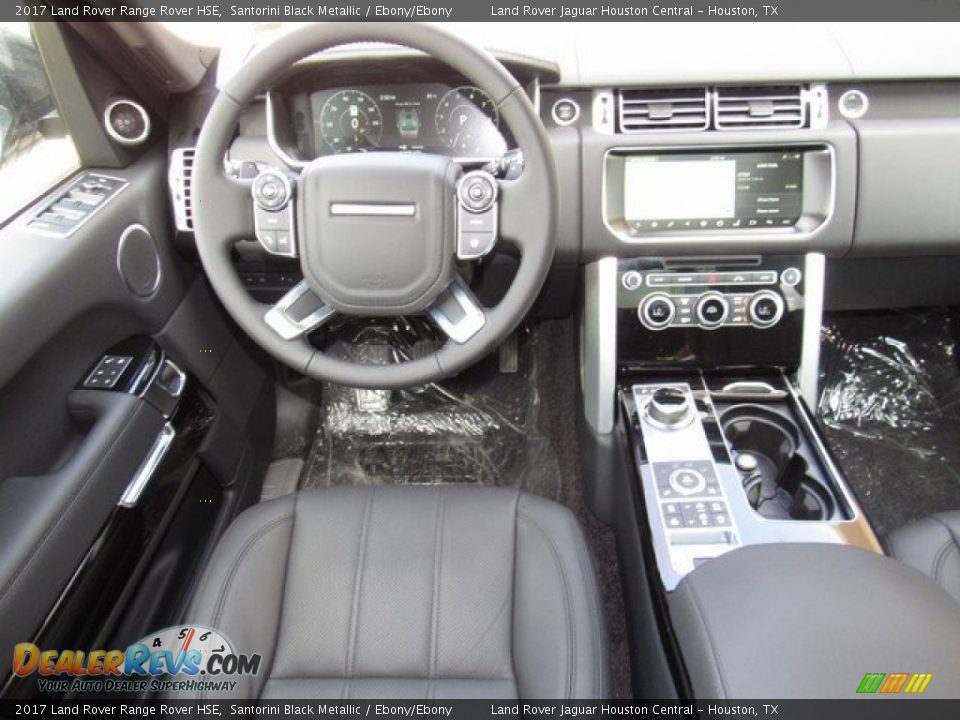 2017 Land Rover Range Rover HSE Santorini Black Metallic / Ebony/Ebony Photo #13