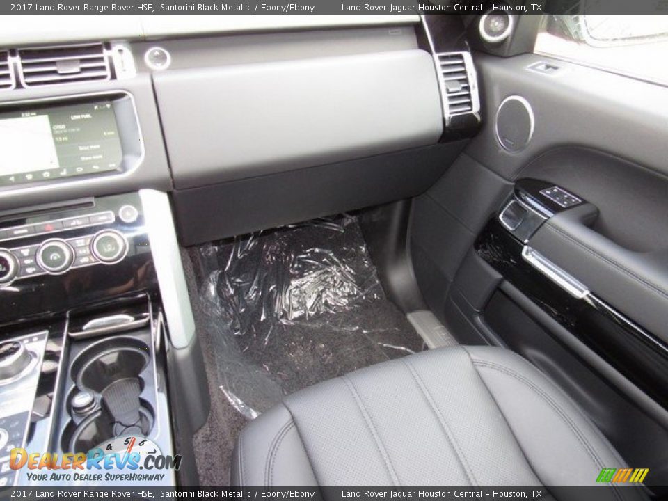 2017 Land Rover Range Rover HSE Santorini Black Metallic / Ebony/Ebony Photo #14