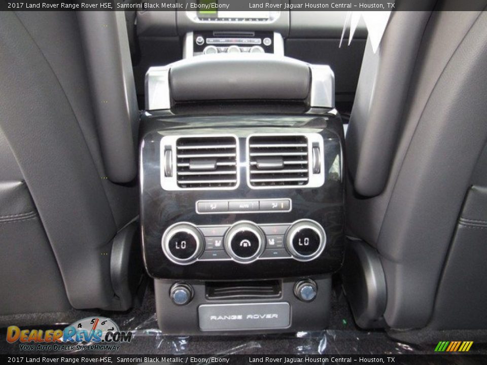 2017 Land Rover Range Rover HSE Santorini Black Metallic / Ebony/Ebony Photo #15