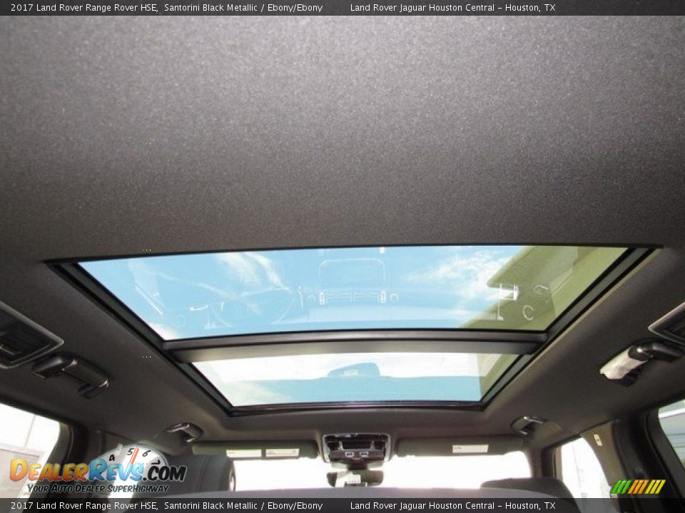 2017 Land Rover Range Rover HSE Santorini Black Metallic / Ebony/Ebony Photo #17