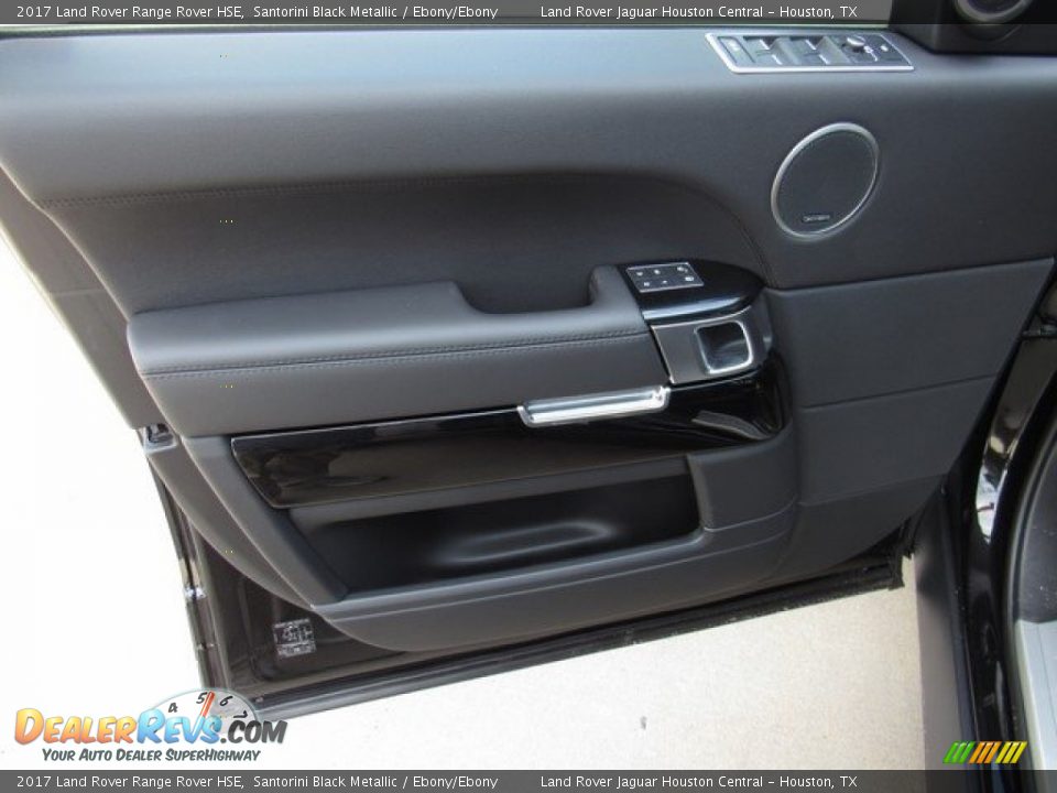 2017 Land Rover Range Rover HSE Santorini Black Metallic / Ebony/Ebony Photo #18