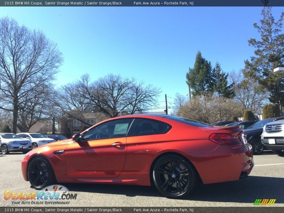 2015 BMW M6 Coupe Sakhir Orange Metallic / Sakhir Orange/Black Photo #5