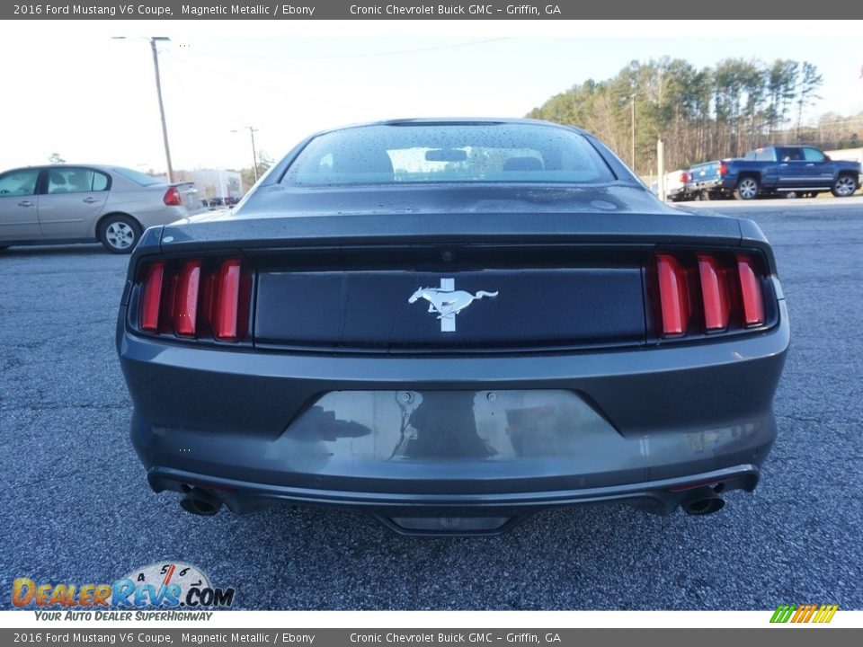 2016 Ford Mustang V6 Coupe Magnetic Metallic / Ebony Photo #7