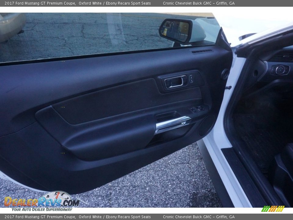 2017 Ford Mustang GT Premium Coupe Oxford White / Ebony Recaro Sport Seats Photo #10