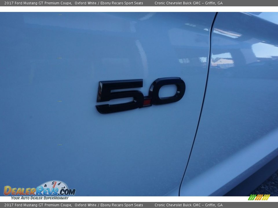 2017 Ford Mustang GT Premium Coupe Oxford White / Ebony Recaro Sport Seats Photo #12