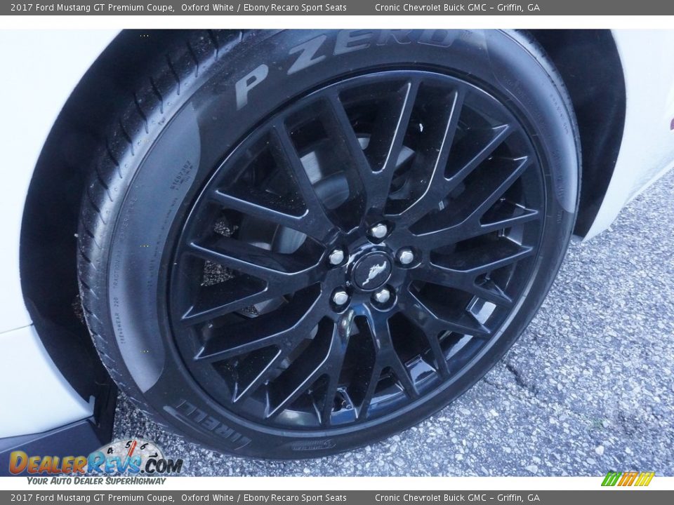 2017 Ford Mustang GT Premium Coupe Oxford White / Ebony Recaro Sport Seats Photo #13