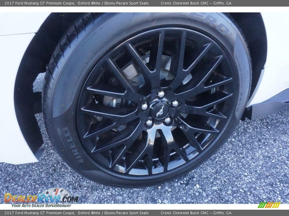 2017 Ford Mustang GT Premium Coupe Oxford White / Ebony Recaro Sport Seats Photo #15