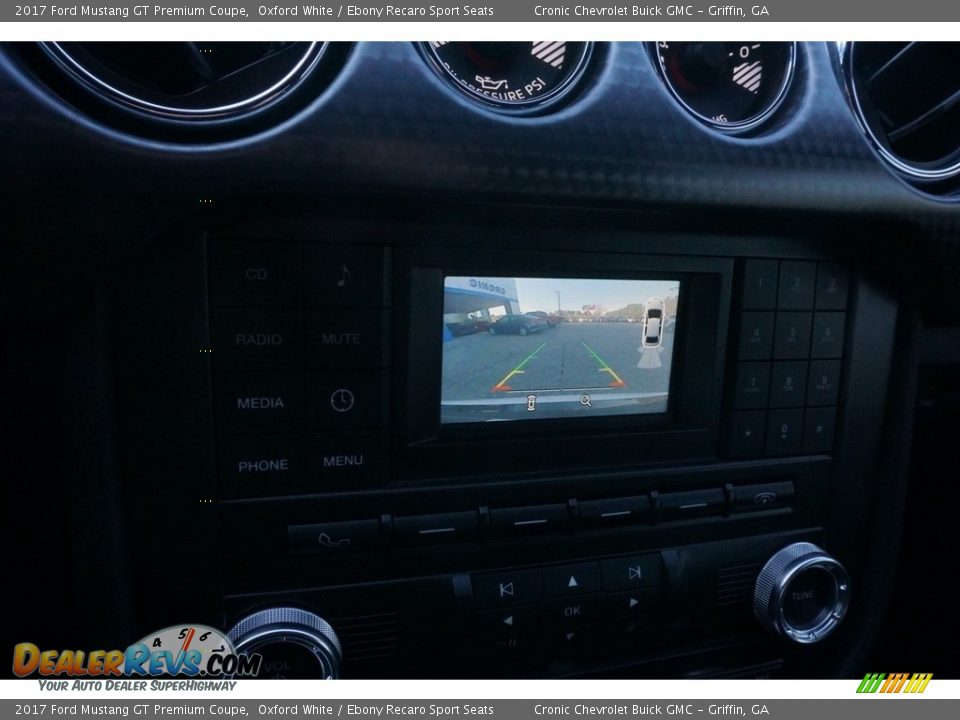 2017 Ford Mustang GT Premium Coupe Oxford White / Ebony Recaro Sport Seats Photo #20
