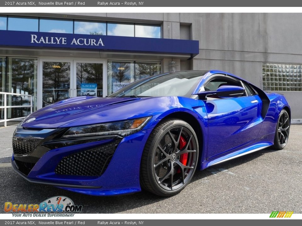 2017 Acura NSX Nouvelle Blue Pearl / Red Photo #1