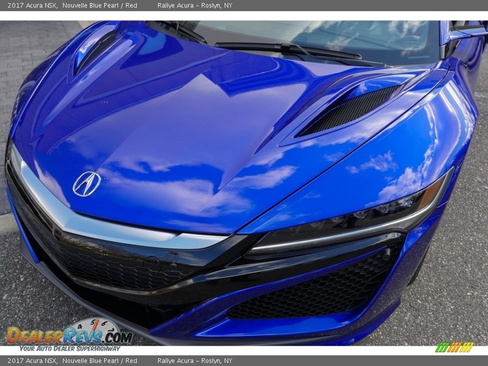 2017 Acura NSX Nouvelle Blue Pearl / Red Photo #4