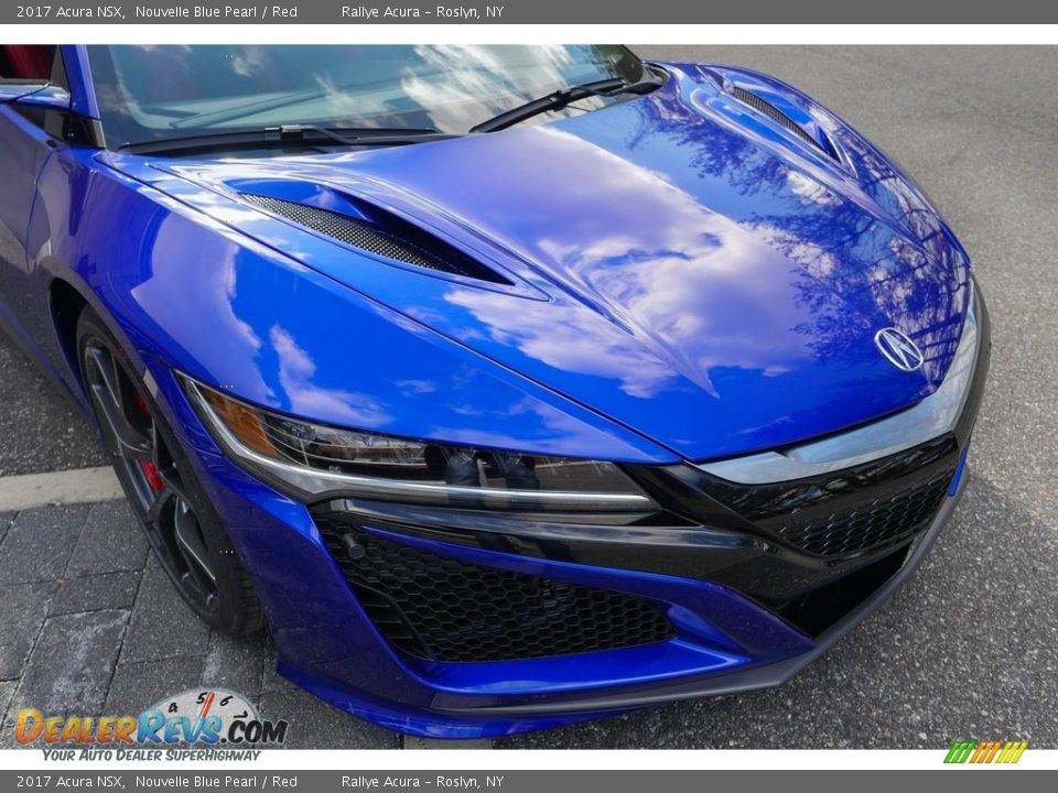2017 Acura NSX Nouvelle Blue Pearl / Red Photo #5