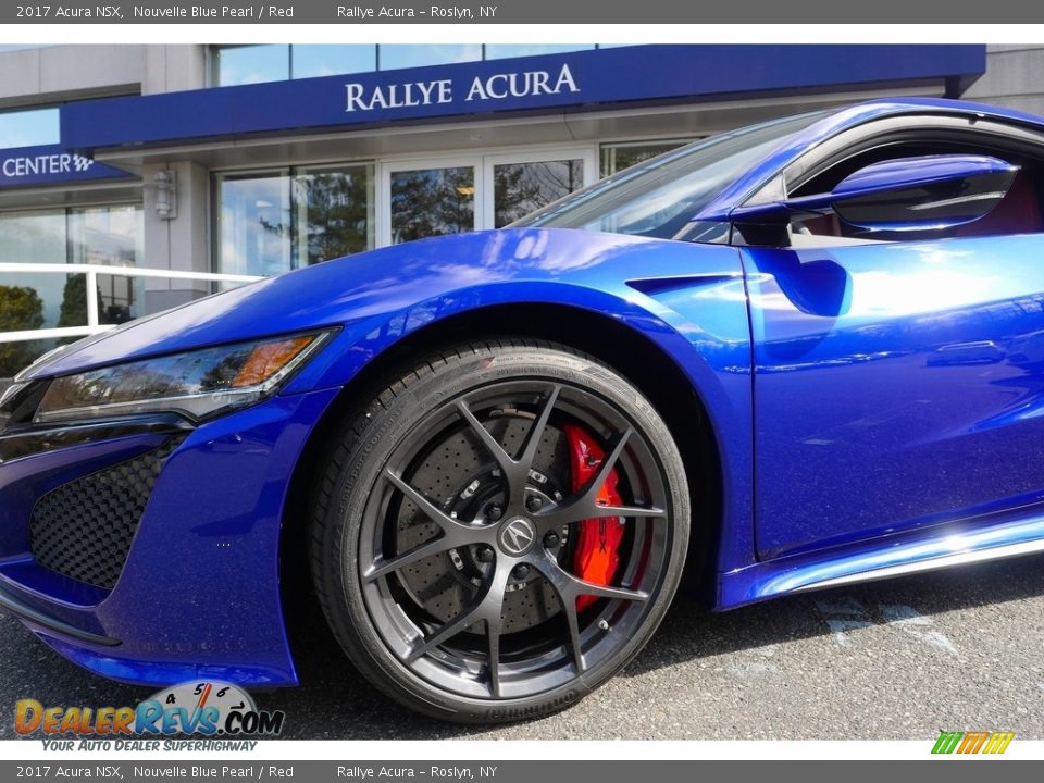 2017 Acura NSX Nouvelle Blue Pearl / Red Photo #7