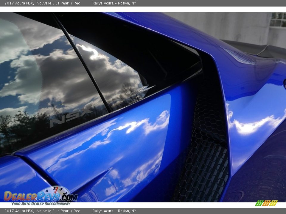 2017 Acura NSX Nouvelle Blue Pearl / Red Photo #8