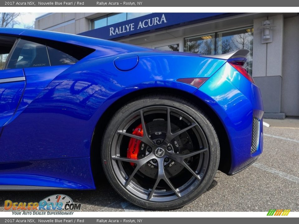 2017 Acura NSX Nouvelle Blue Pearl / Red Photo #9