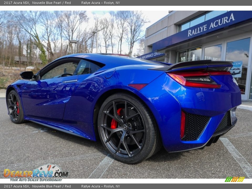 2017 Acura NSX Nouvelle Blue Pearl / Red Photo #10