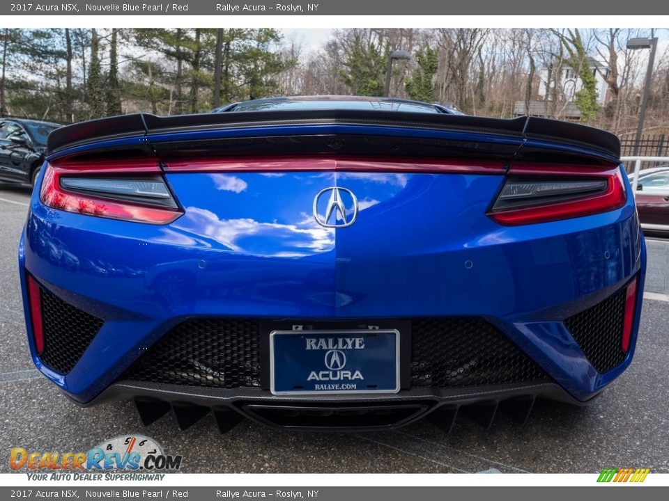 2017 Acura NSX Nouvelle Blue Pearl / Red Photo #11