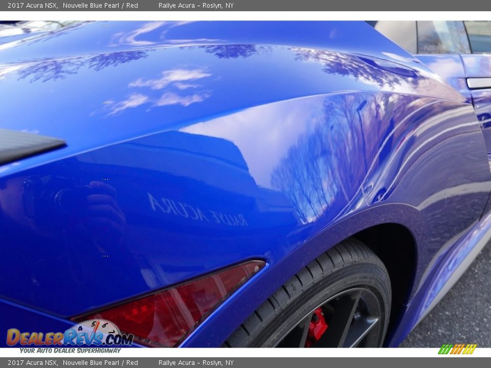 2017 Acura NSX Nouvelle Blue Pearl / Red Photo #12