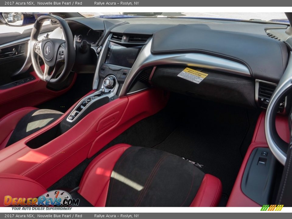 2017 Acura NSX Nouvelle Blue Pearl / Red Photo #23