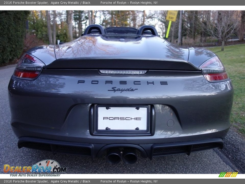 2016 Porsche Boxster Spyder Agate Grey Metallic / Black Photo #5