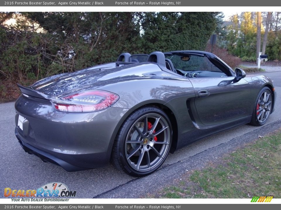 2016 Porsche Boxster Spyder Agate Grey Metallic / Black Photo #7