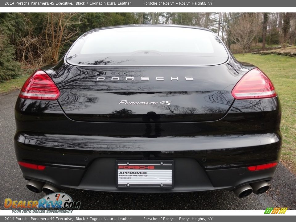 2014 Porsche Panamera 4S Executive Black / Cognac Natural Leather Photo #5