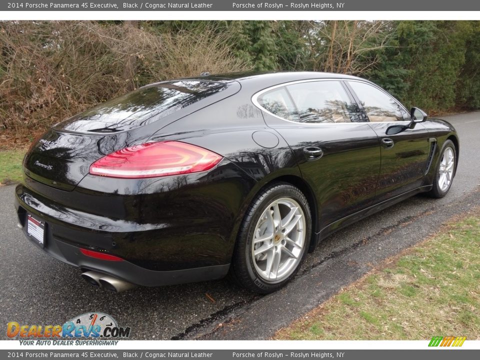 2014 Porsche Panamera 4S Executive Black / Cognac Natural Leather Photo #6