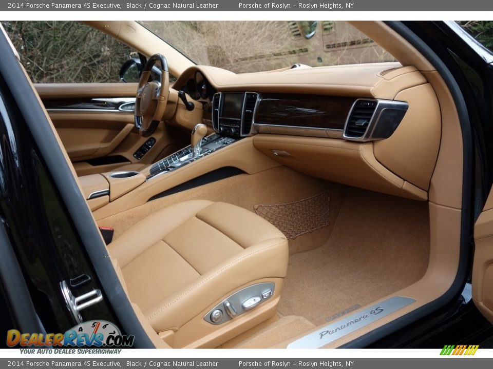 2014 Porsche Panamera 4S Executive Black / Cognac Natural Leather Photo #15