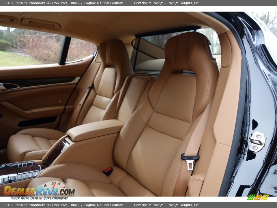 2014 Porsche Panamera 4S Executive Black / Cognac Natural Leather Photo #22