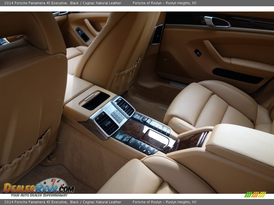2014 Porsche Panamera 4S Executive Black / Cognac Natural Leather Photo #24