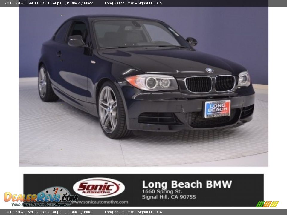 2013 BMW 1 Series 135is Coupe Jet Black / Black Photo #1