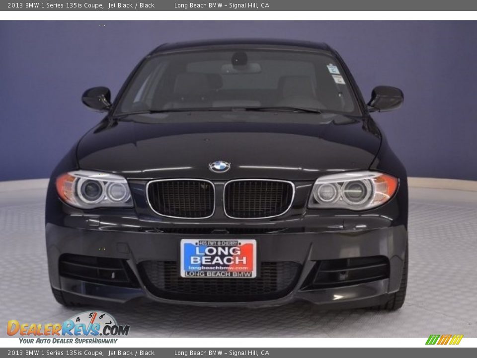 2013 BMW 1 Series 135is Coupe Jet Black / Black Photo #2