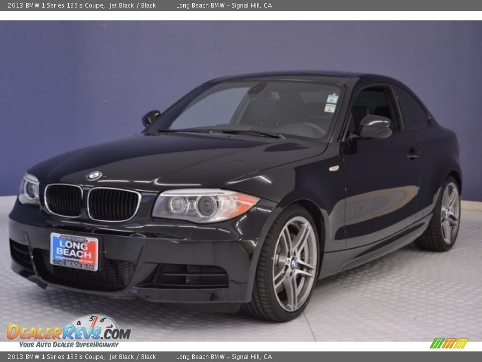 2013 BMW 1 Series 135is Coupe Jet Black / Black Photo #3