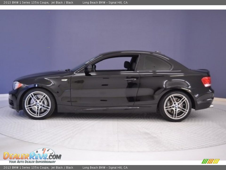 2013 BMW 1 Series 135is Coupe Jet Black / Black Photo #4