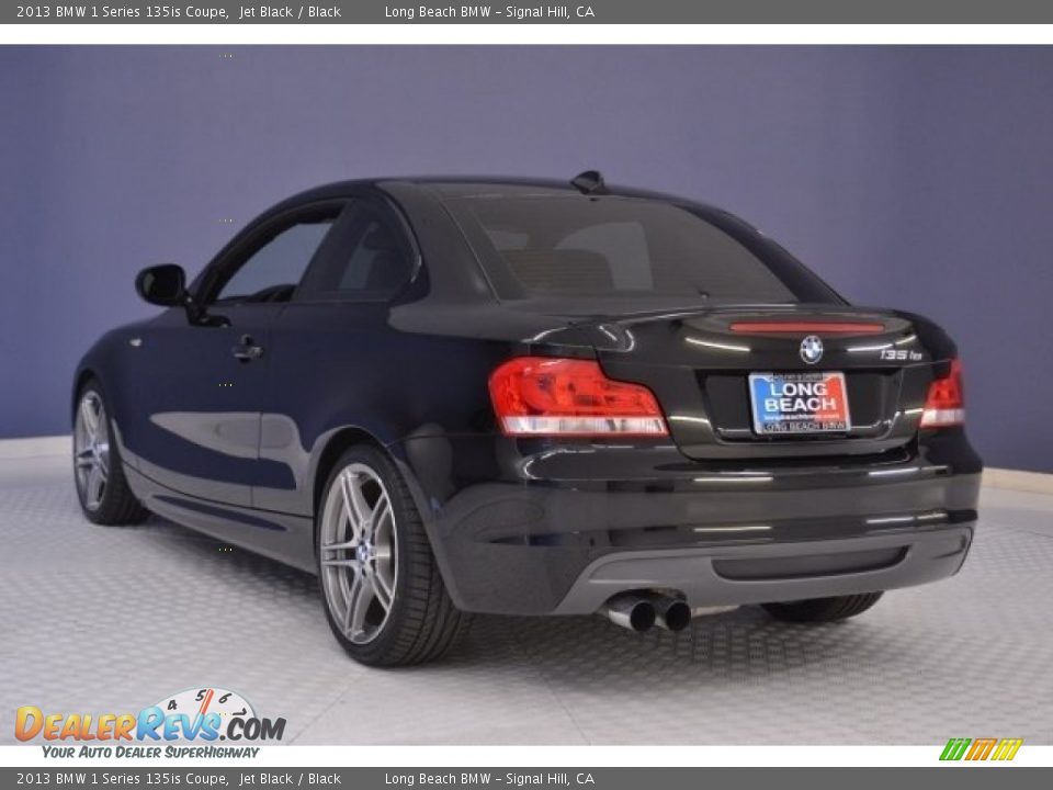 2013 BMW 1 Series 135is Coupe Jet Black / Black Photo #5
