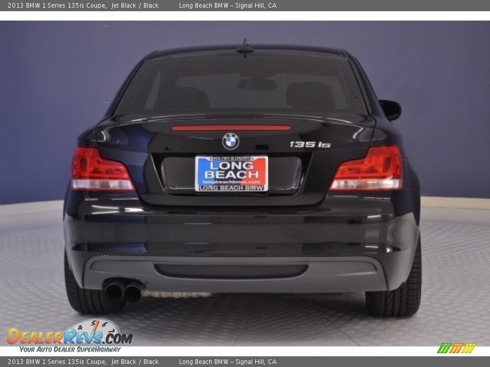 2013 BMW 1 Series 135is Coupe Jet Black / Black Photo #6