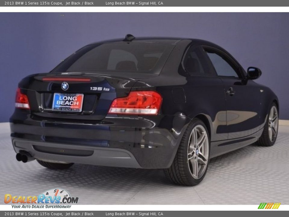 2013 BMW 1 Series 135is Coupe Jet Black / Black Photo #7