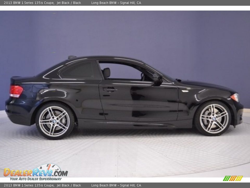 2013 BMW 1 Series 135is Coupe Jet Black / Black Photo #8