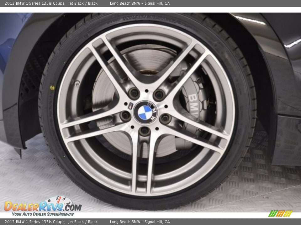 2013 BMW 1 Series 135is Coupe Jet Black / Black Photo #9