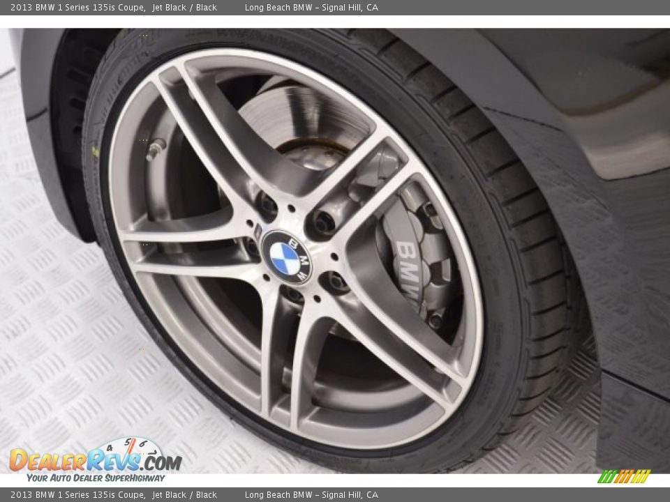 2013 BMW 1 Series 135is Coupe Jet Black / Black Photo #10