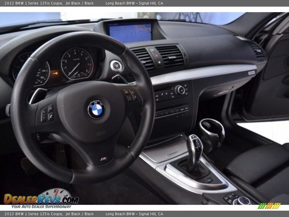 2013 BMW 1 Series 135is Coupe Jet Black / Black Photo #11