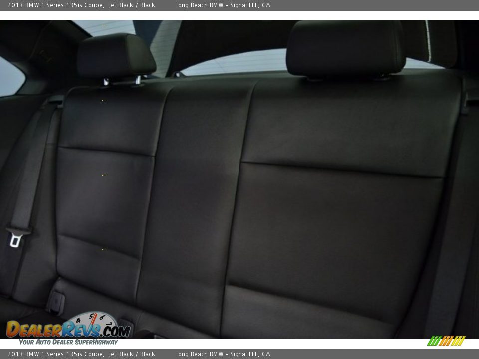 2013 BMW 1 Series 135is Coupe Jet Black / Black Photo #13