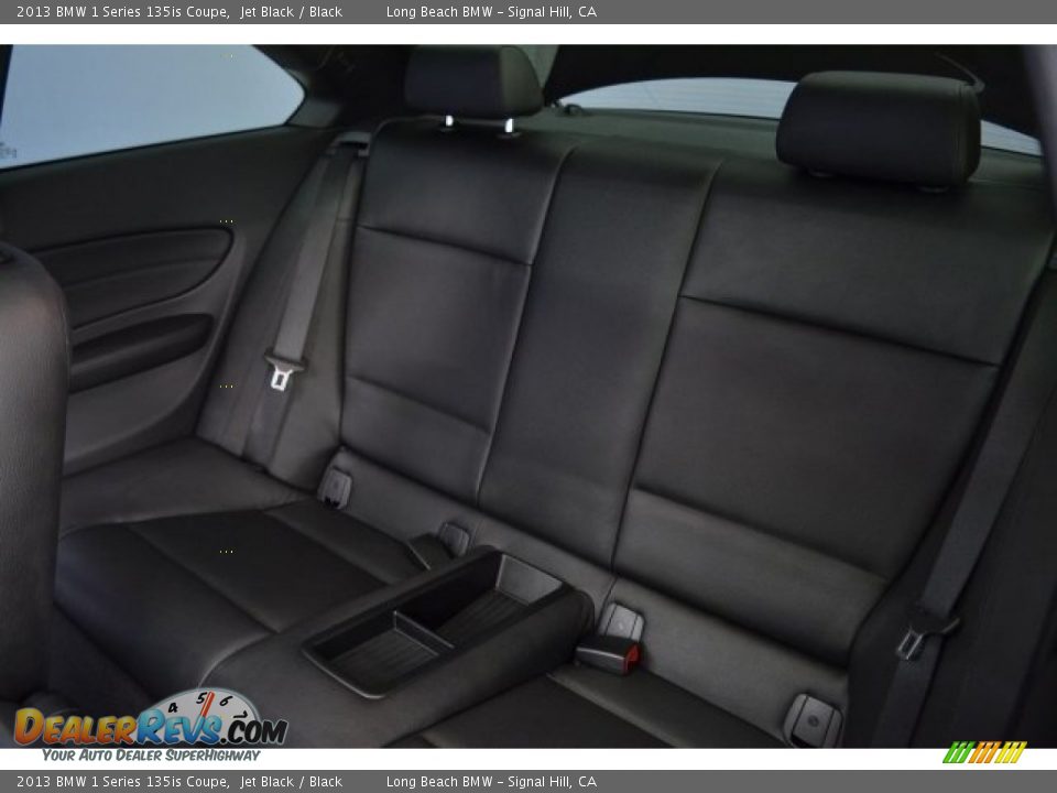 2013 BMW 1 Series 135is Coupe Jet Black / Black Photo #14
